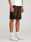 Men's Contrast Color Stitching Casual Sports Shorts