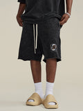 Men's Black Casual Loose Shorts