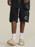 Men's Black Casual Loose Shorts