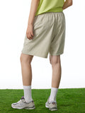 Short de sport de loisirs en plein air uni pour hommes