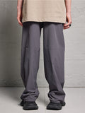 Pantalon cargo ample uni pour hommes