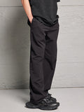 Pantalon cargo ample uni pour hommes