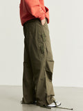 Men's Retro Side Pocket Loose Casual Cargo Pants