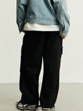 Men's Retro Side Pocket Loose Casual Cargo Pants