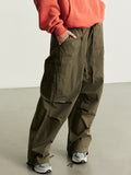 Men's Retro Side Pocket Loose Casual Cargo Pants