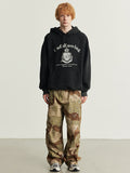 Men's Plaid Camouflage Loose Cargo Pants