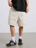 Men's Large Pocket Loose Casual Workwear Shorts