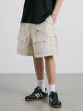 Men's Large Pocket Loose Casual Workwear Shorts