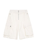 Men's Zippered Multi Pocket Loose Shorts