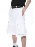 Men's Zippered Multi Pocket Loose Shorts