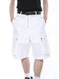 Men's Zippered Multi Pocket Loose Shorts