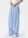 Men's Loose Striped Casual Wide Leg Pants