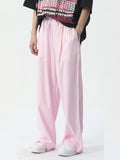 Men's Loose Striped Casual Wide Leg Pants