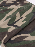 Pantalon cargo décontracté ample camouflage rétro pour hommes