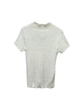 Plain casual POLO collar Short Sleeve Knits