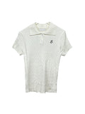 Plain casual POLO collar Short Sleeve Knits