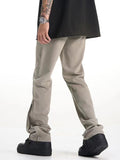 Men's zippered ankle casual Straight Leg Pants