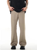 Men's Casual Drape Straight Leg Pants