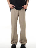 Men's Casual Drape Straight Leg Pants