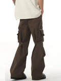 Men's Zippered Pocket Loose Cargo Pants