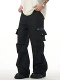 Men's Zippered Pocket Loose Cargo Pants