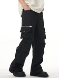 Men's Zippered Pocket Loose Cargo Pants