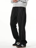 Men's Contrast Color Loose Sport Cargo Pants