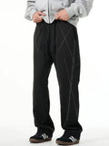 Men's Contrast Color Loose Sport Cargo Pants