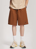 Men's Plain Loose Straight Shorts