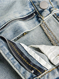 Lockere Jeansshorts im Vintage-Stil für Herren