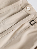 Men's plain casual loose wide Leg Shorts