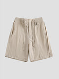 Men's plain casual loose wide Leg Shorts