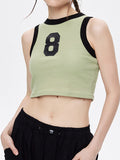 Short Navel Exposed Slim Fit Tank Top