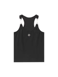 Kurzes Tanktop mit Streetstyle-Stern-Dekor