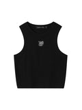 Plain Crewneck Short Tank Top