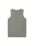 Tanktop mit verwaschenem Used-Look und Schlitz am Saum