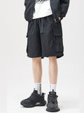 Men's Plain Casual Big Pocket Shorts