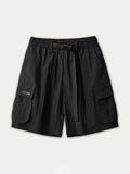 Men's Plain Casual Big Pocket Shorts