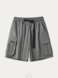 Men's Plain Casual Big Pocket Shorts