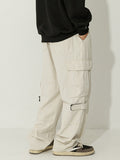 Men's Plain Multi Pocket Loose Cargo Pants