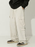 Men's Plain Multi Pocket Loose Cargo Pants