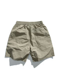 Men's Plain Multi Pocket Loose Casual Shorts