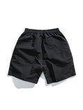 Men's Plain Multi Pocket Loose Casual Shorts