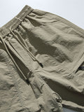 Men's Plain Multi Pocket Loose Casual Shorts