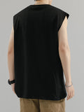 Men's Letter Print Loose Casual Vest