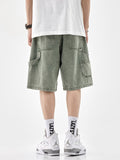 Men's Retro Loose Casual Denim Shorts