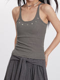 Plain O Ring Slim Fit Tank Top