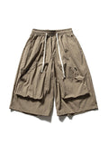 Men's Retro Big Pocket Loose Shorts