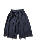 Men's Retro Big Pocket Loose Shorts