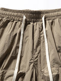 Men's Retro Big Pocket Loose Shorts